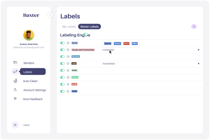 Get control of Gmail